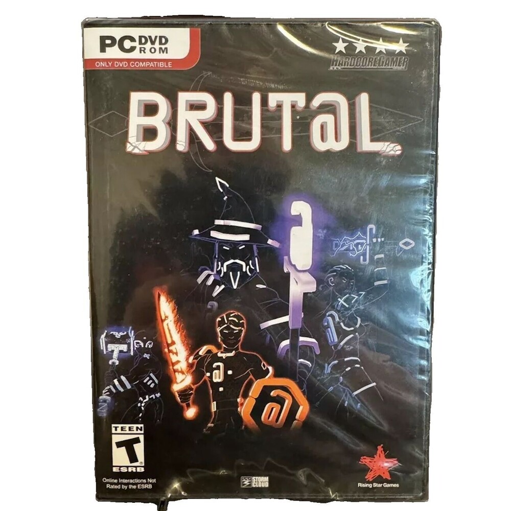 BRUT@L PC DVD-ROM Game Brutal Rising Star Games ASCII Dungeon Crawler NEW SEALED